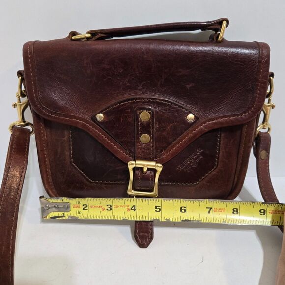 J.W. Hulme Satchel American Heritage Leather Purse Shoulder Top Handle Crossbody - Picture 11 of 11
